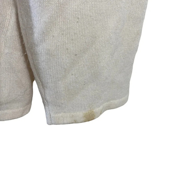 Sag Harbor Cream and Black Sweater Plus Size 3X Embroidered Sequins Embellished - Picture 7 of 9